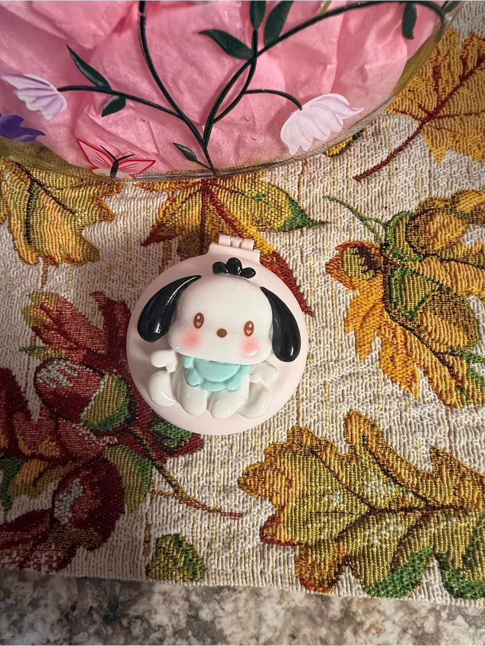 Hello Kitty Pink My Melody Kids Hair brush with a bow